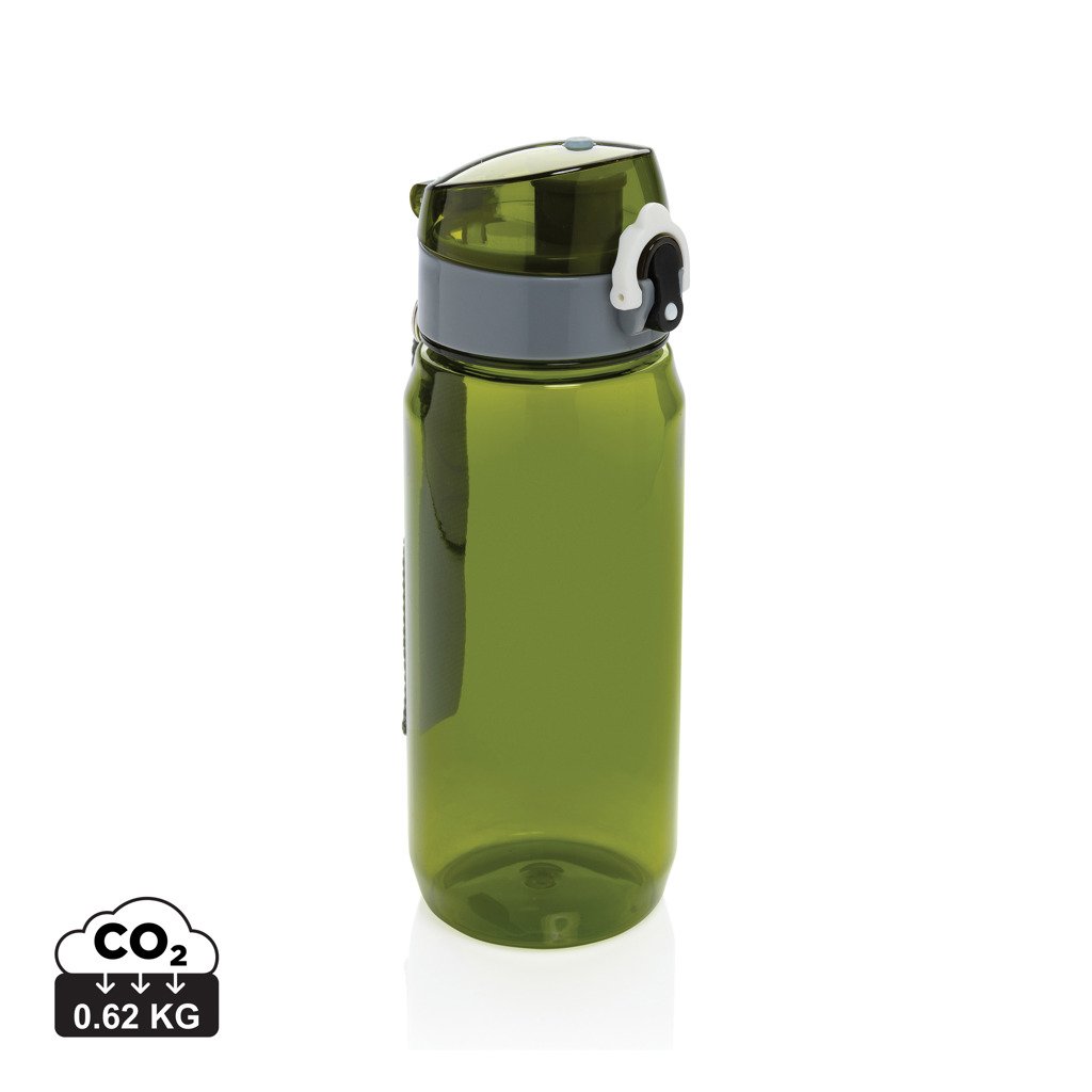 Bouteille d'eau rPET 600ml personnalisée Yide Vert 